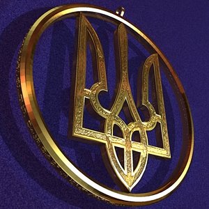 3d pendant trident model