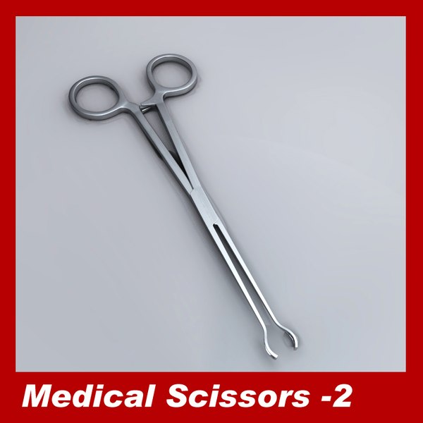 3d Model Medical Scissor