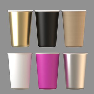 3D paper glass collection 2