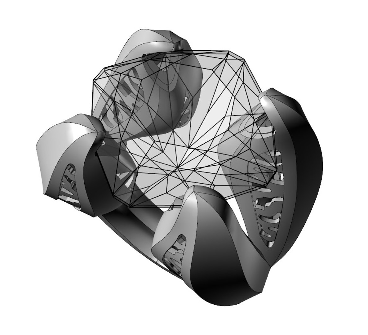 3d Stone Ring S Model