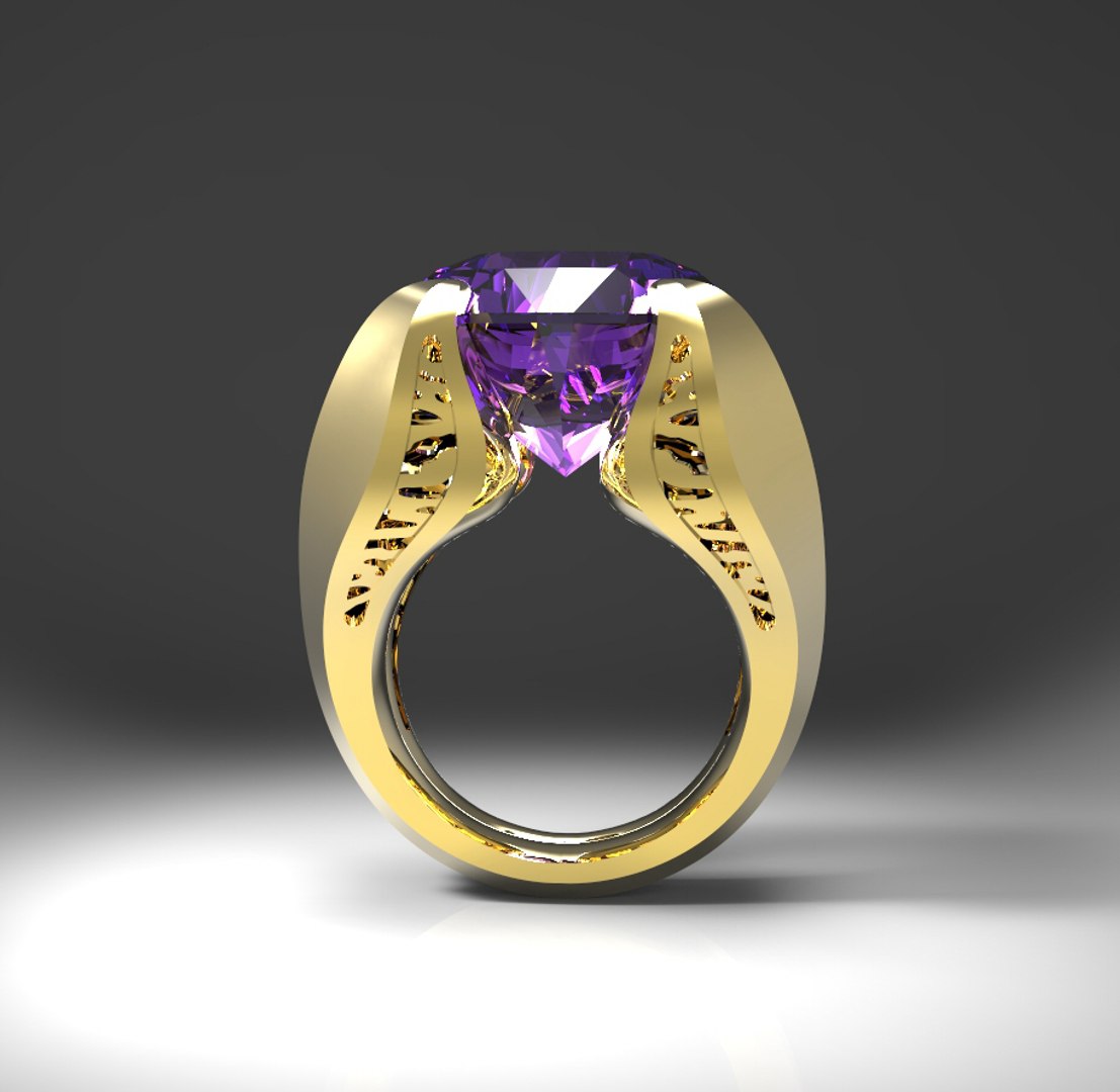 3d Stone Ring S Model