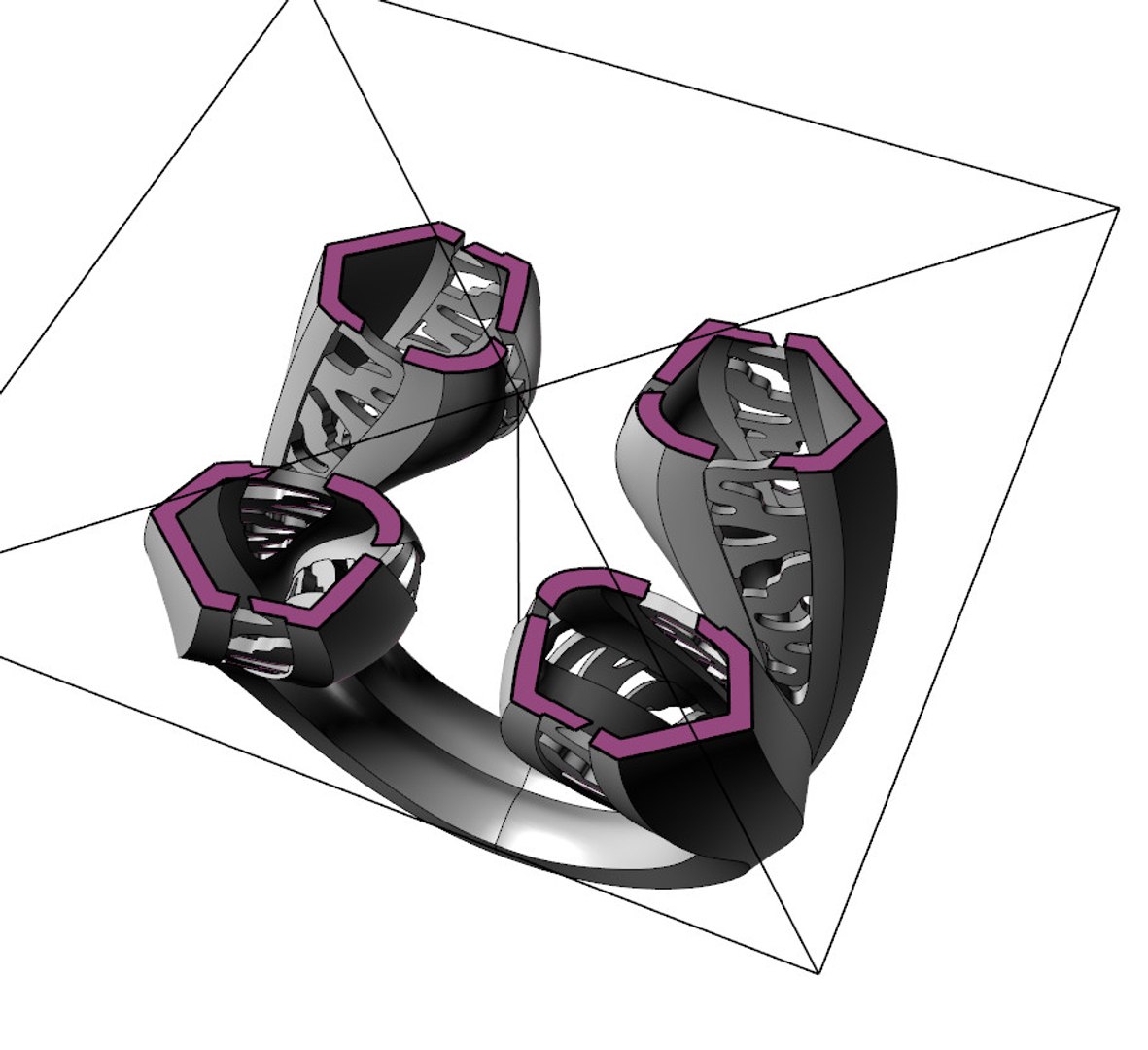 3d Stone Ring S Model