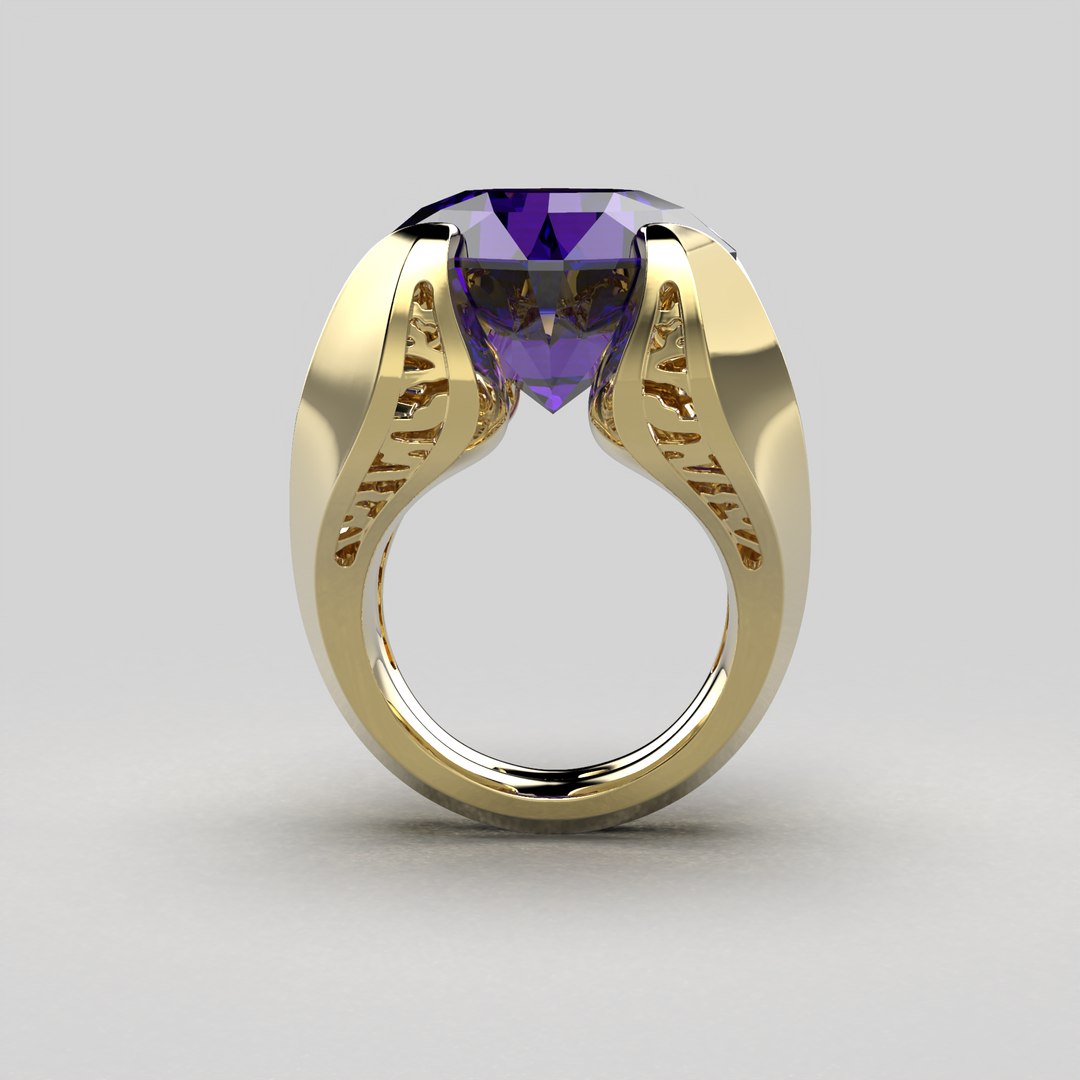 3d Stone Ring S Model