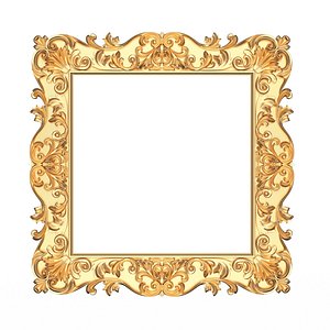 3D Classic Frame 01 model