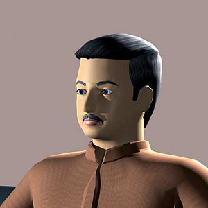 man body character 3d 3ds