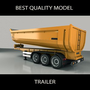 dump trailer 3D model