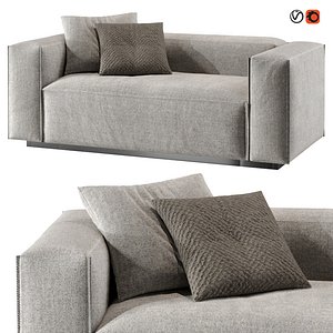 Cleon 74 Sofa 3D model