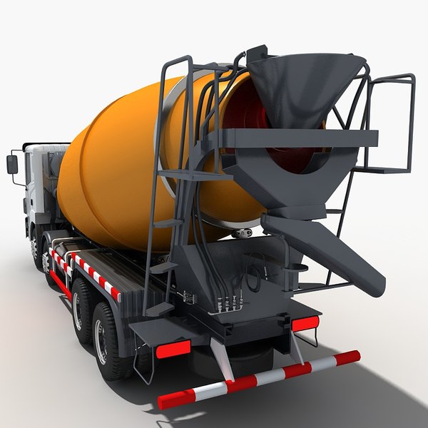 3D vehicle concrete pumping mixing model - TurboSquid 1473096