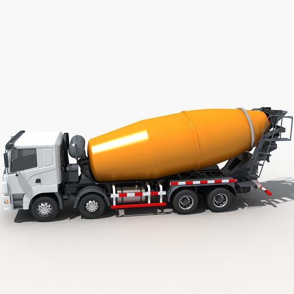 3D vehicle concrete pumping mixing model - TurboSquid 1473096