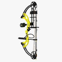 Yellow Compound Bow Bear Cruzer G2