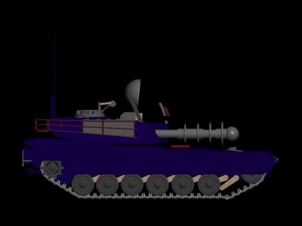modelo 3d Tanque de tesla - TurboSquid 249951