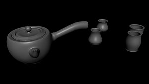 tea pot 3D