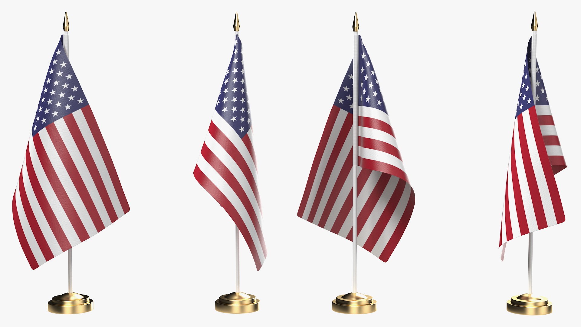 Table flag usa u s 3D - TurboSquid 1476293