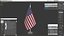 Table Flag USA