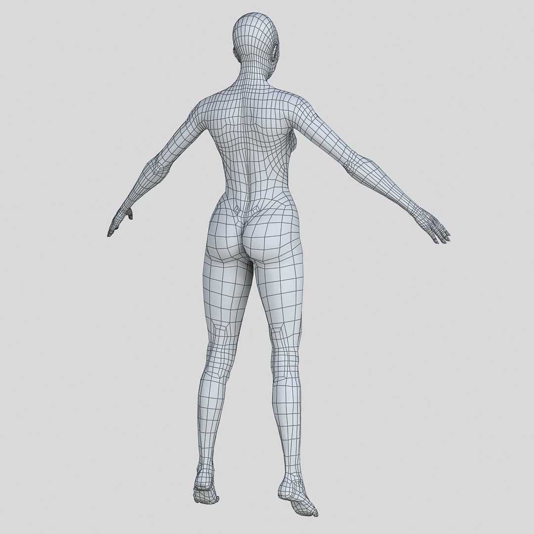 woman body c4d