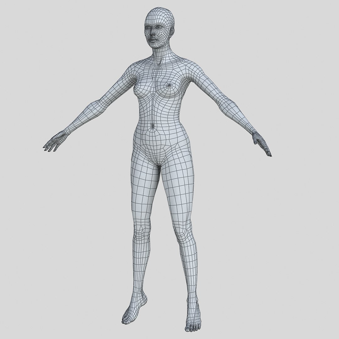 woman body c4d