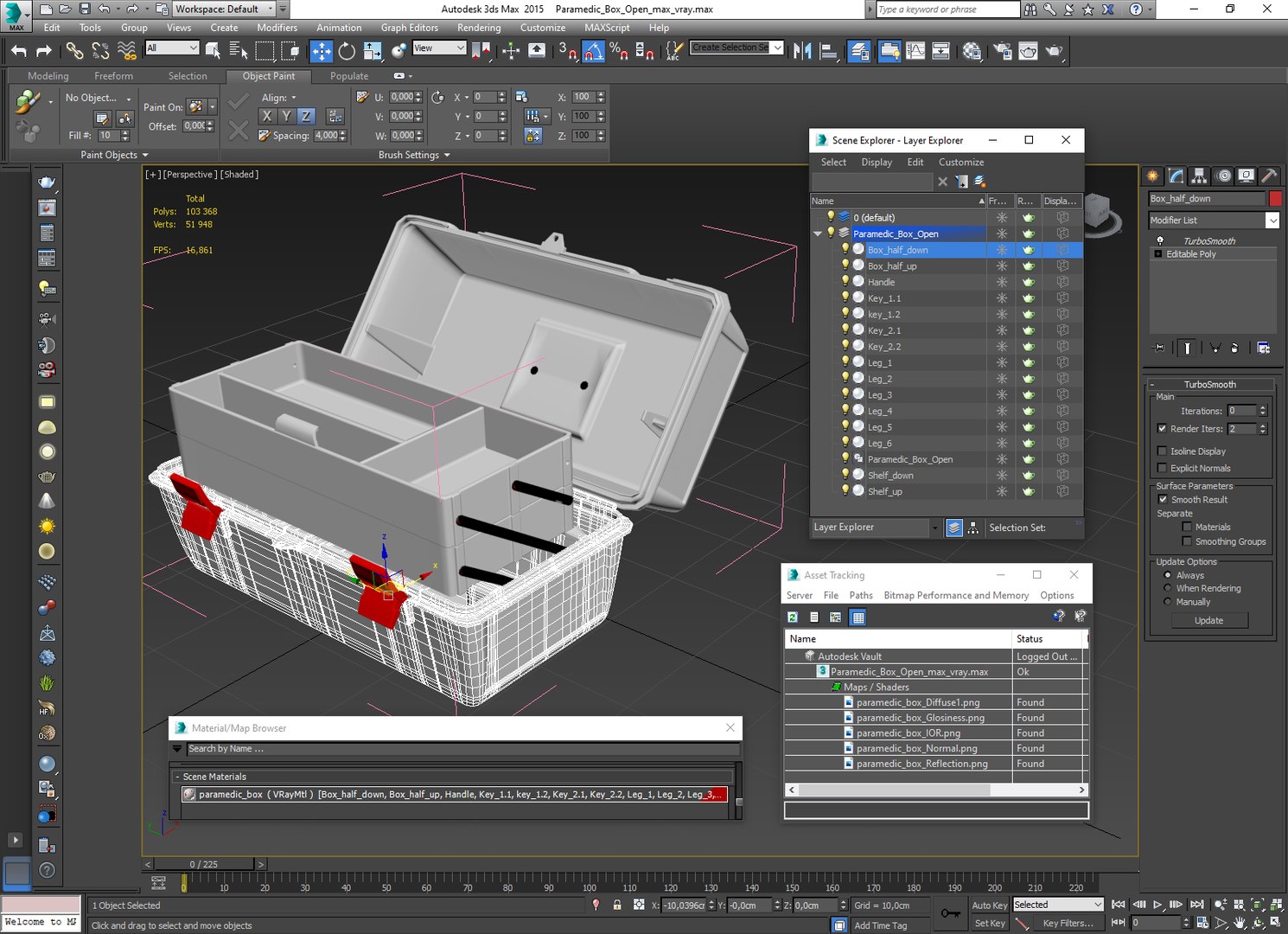 3D Paramedic Box Open - TurboSquid 1949141