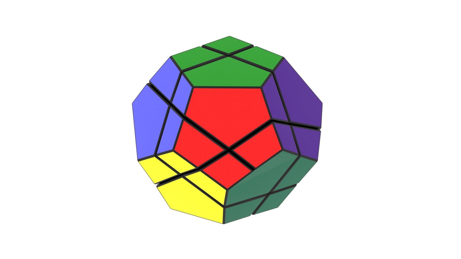 3D Skewb Ultimate - TurboSquid 1747397