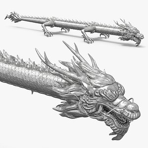 Silver Drake 3D model