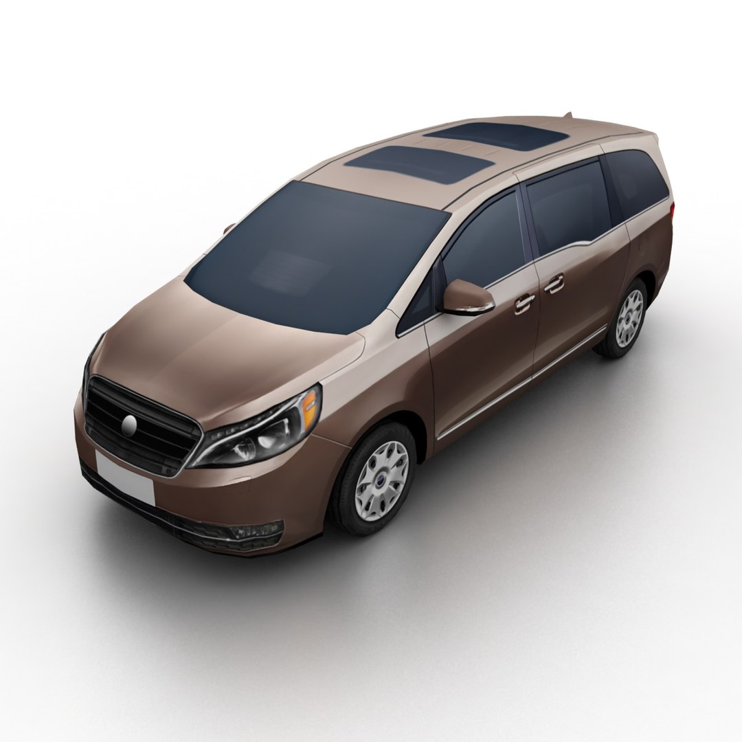 Generic Minivan 3D TurboSquid 1349322