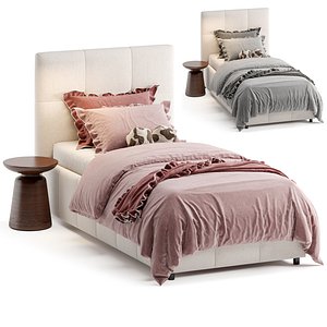 Vemmelev single bed by Jysk 3D model