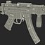 Assault Rifle MP5K 3D Model