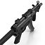 Assault Rifle MP5K 3D Model