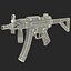 Assault Rifle MP5K 3D Model