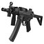 Assault Rifle MP5K 3D Model