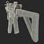 Assault Rifle MP5K 3D Model