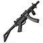 Assault Rifle MP5K 3D Model