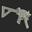 Assault Rifle MP5K 3D Model