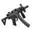 Assault Rifle MP5K 3D Model