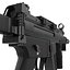 Assault Rifle MP5K 3D Model