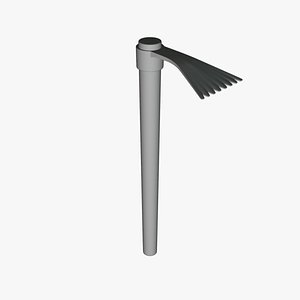 Serrated Hoe - Geometry Only No Textures No Materials 3D model