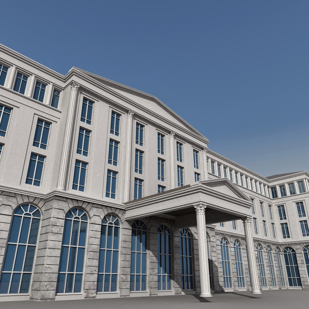 European Building Europe 3d Model