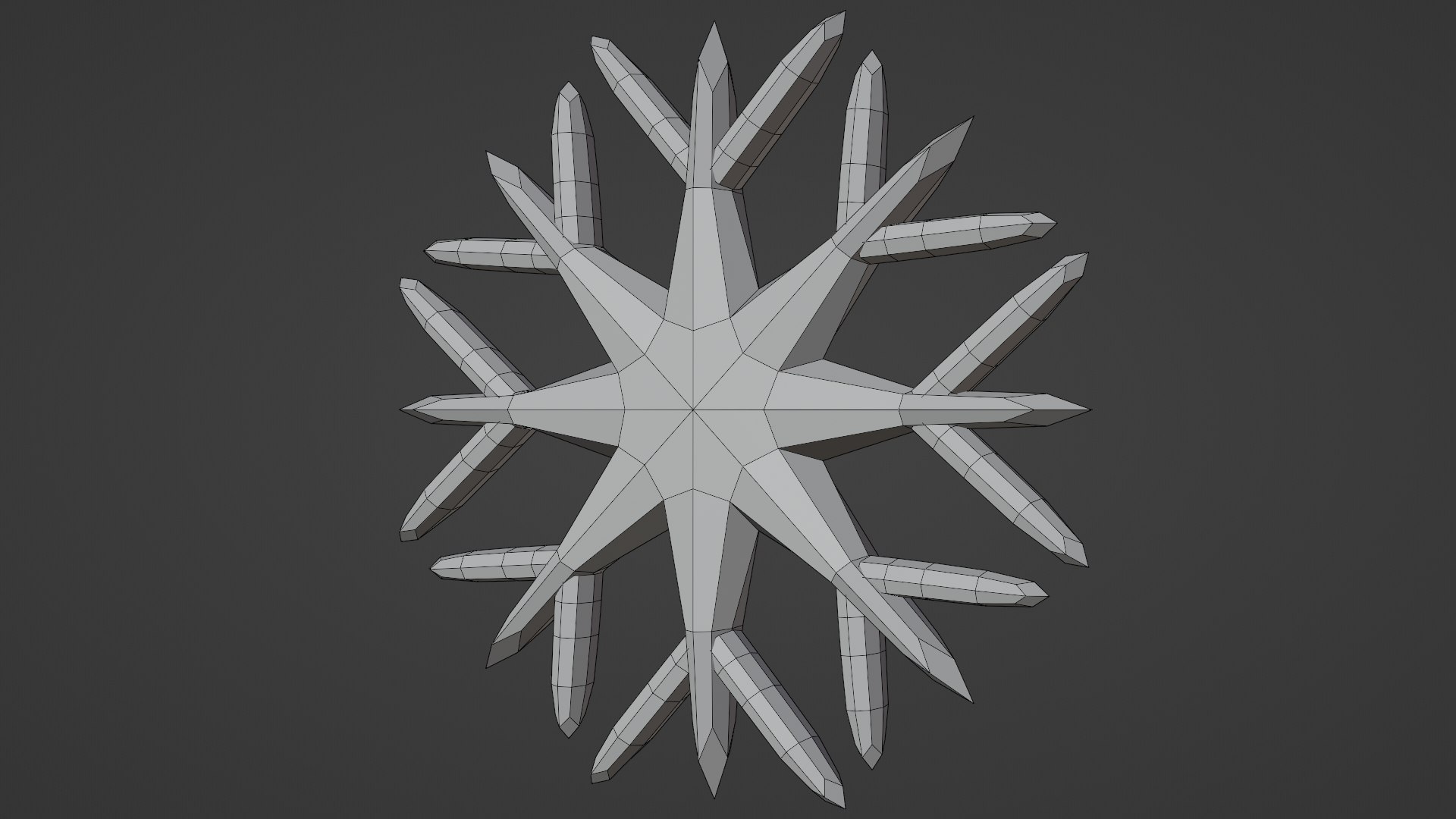 Snowflake Low poly 3D model - TurboSquid 1994851