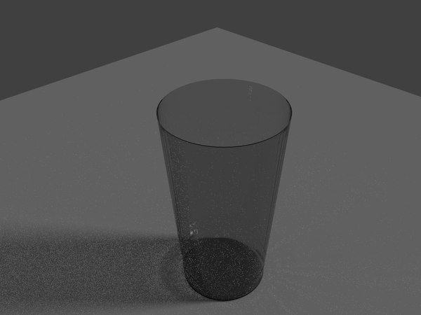free glass simple 3d model