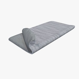 3D Medieval Camp Bed model