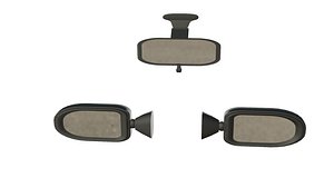 3D CAR REARVIEW MIRRORS