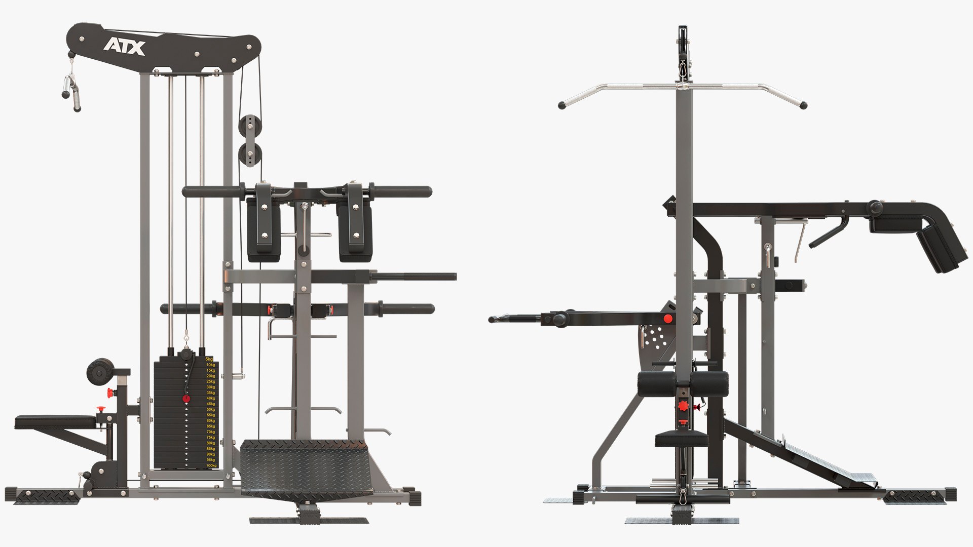 ATX Multiplex Multi Gym 3D Model - TurboSquid 2326401