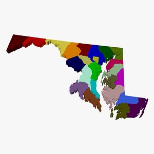 County Map - Maryland