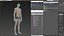 Asian Man Underwear Standing Pose
