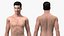 Asian Man Underwear Standing Pose