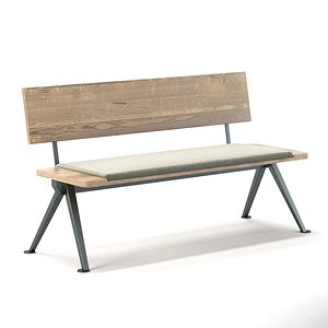 Banc Marcoulle 1955 Prouve