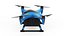 Cargo Drone Concept - 3D Visualization Model