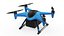 Cargo Drone Concept - 3D Visualization Model