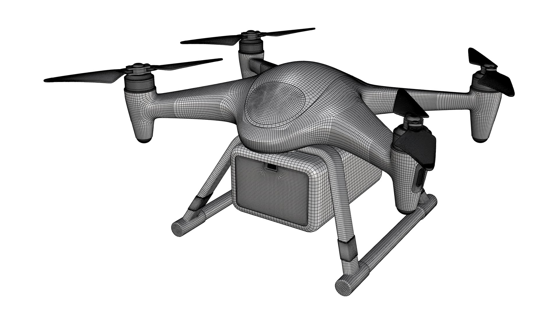 Cargo Drone Concept - 3D Visualization Model 3D model https://p.turbosquid.com/ts-thumb/Ac/iLd7Kt/cw/wireframe7mesh/png/1792675959/1920x1080/fit_q87/e4fc132a569885f9e895af1743462ccb3bee699a/wireframe7mesh.jpg