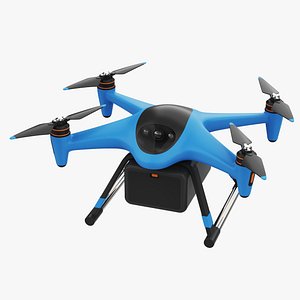 Cargo Drone Concept - 3D Visualization Model