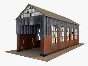 Abandoned industrial Building 3D model